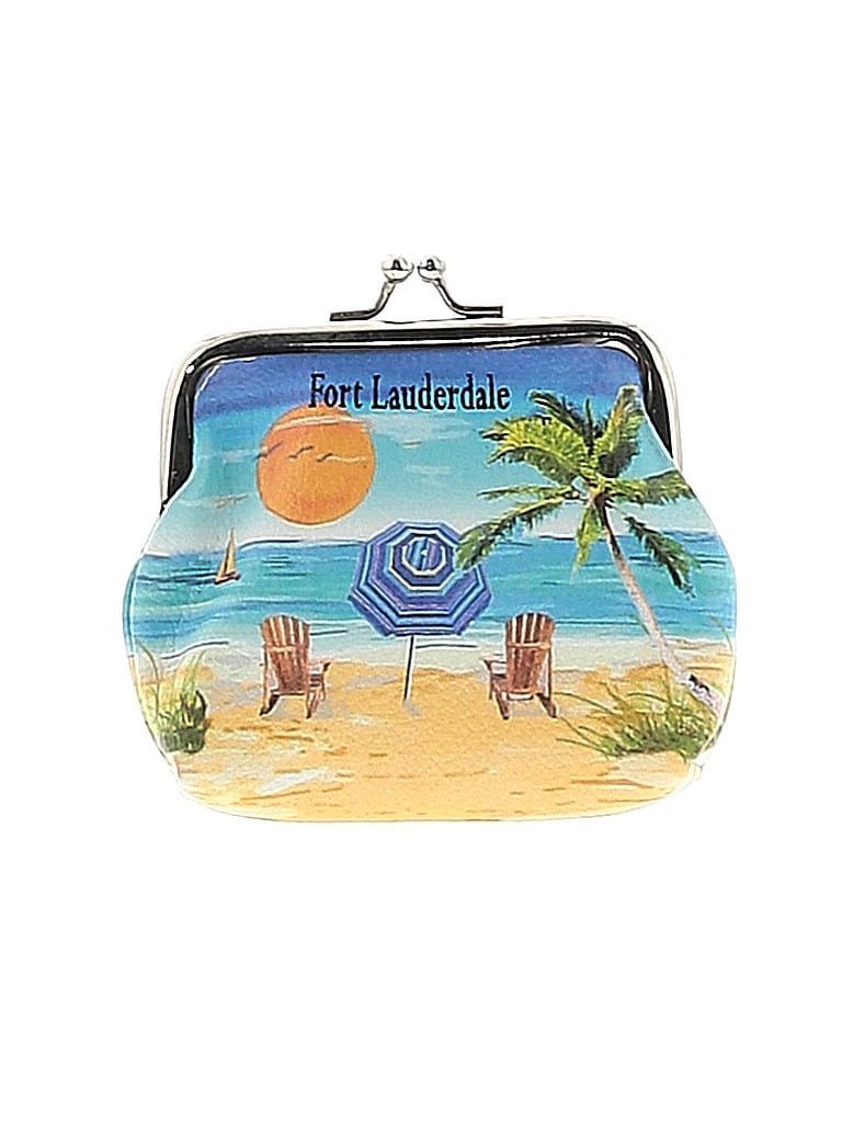 Unbranded Tropical Blue Coin Purse One size - photo 1
