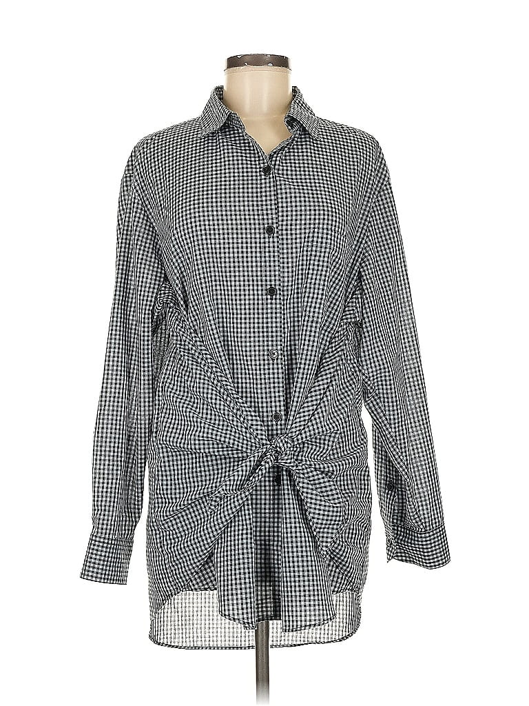 Pre-owned Adam Selman Casual Dress In Gray