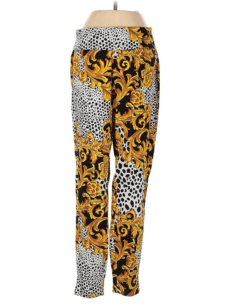 Pre-owned New York And Company Casual Pants In Yellow