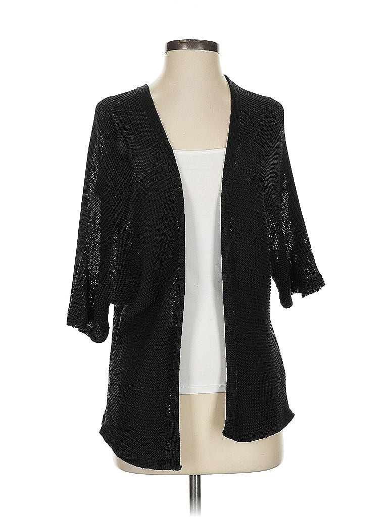 Robe Dentelle Noire Doublée 100% Coton - Taille M, Made In Italy, Occasion TBE