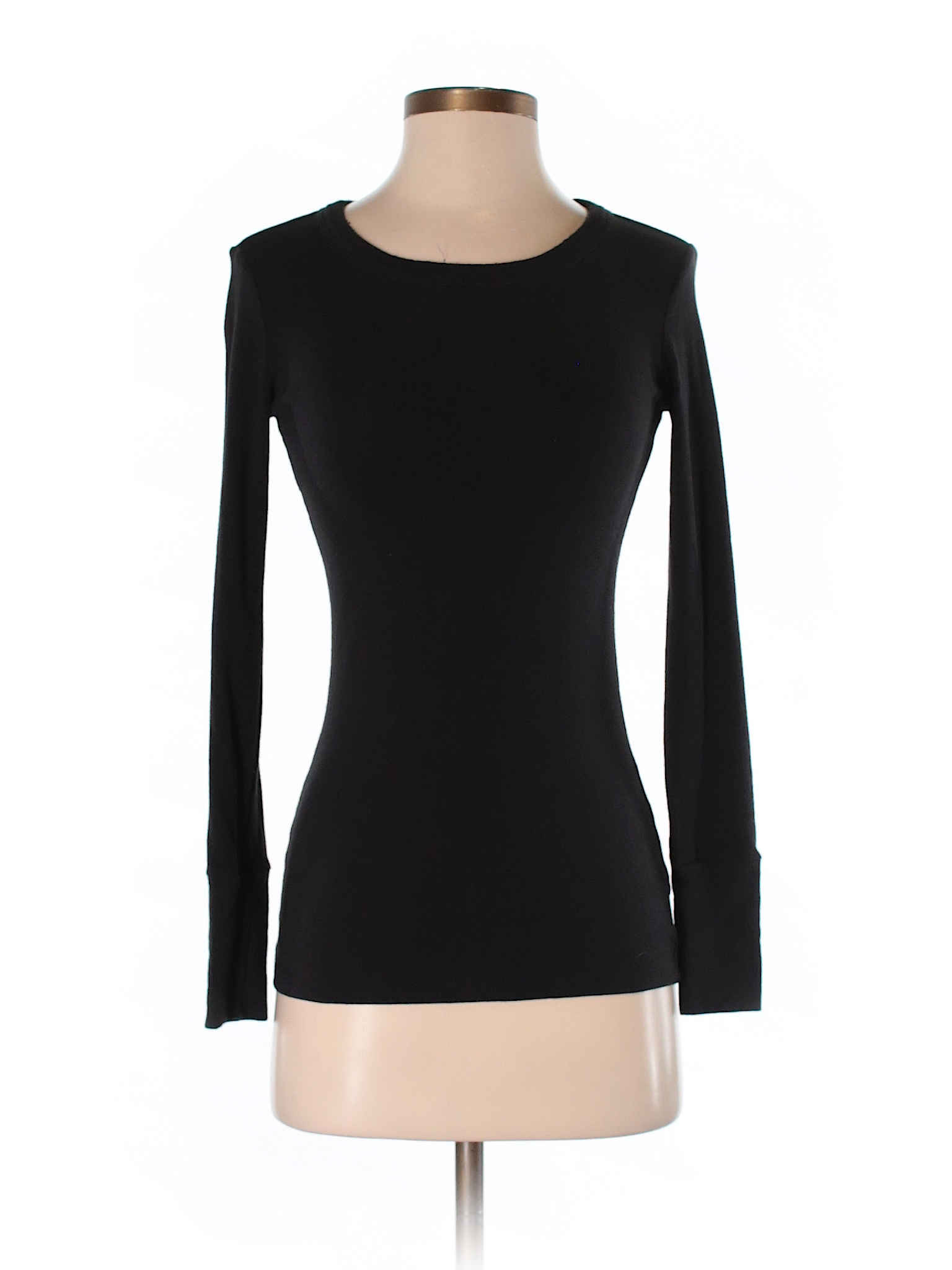 Cynthia Rowley TJX Solid Black Long Sleeve T-Shirt Size S - 66% off ...