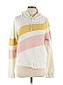 Faherty 100% Cotton Color Block White Pullover Sweater Size L - photo 1
