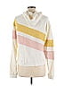 Faherty 100% Cotton Color Block White Pullover Sweater Size L - photo 2