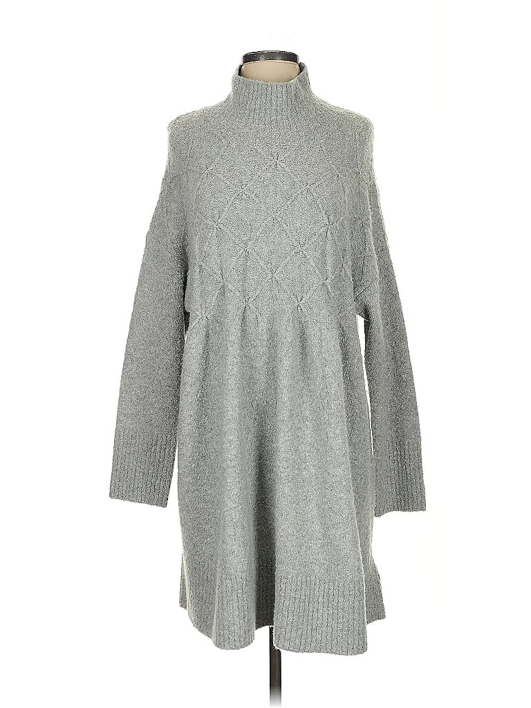Free People Gray Casual Dress Size S - photo 1