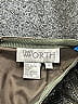 Worth 100% Leather Metallic Black Leather Skirt Size 4 - photo 3