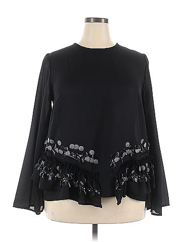 Lost Ink Long Sleeve Blouse (view 1)