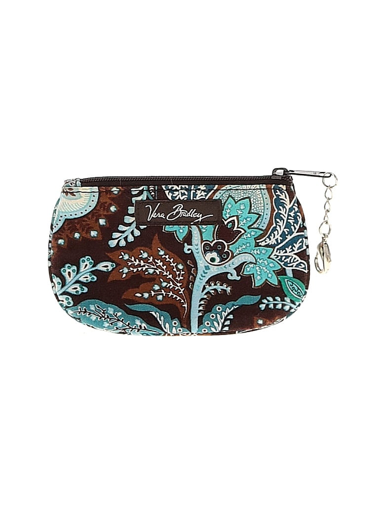 Vera Bradley Paisley Teal Brown Coin Purse One size - photo 1