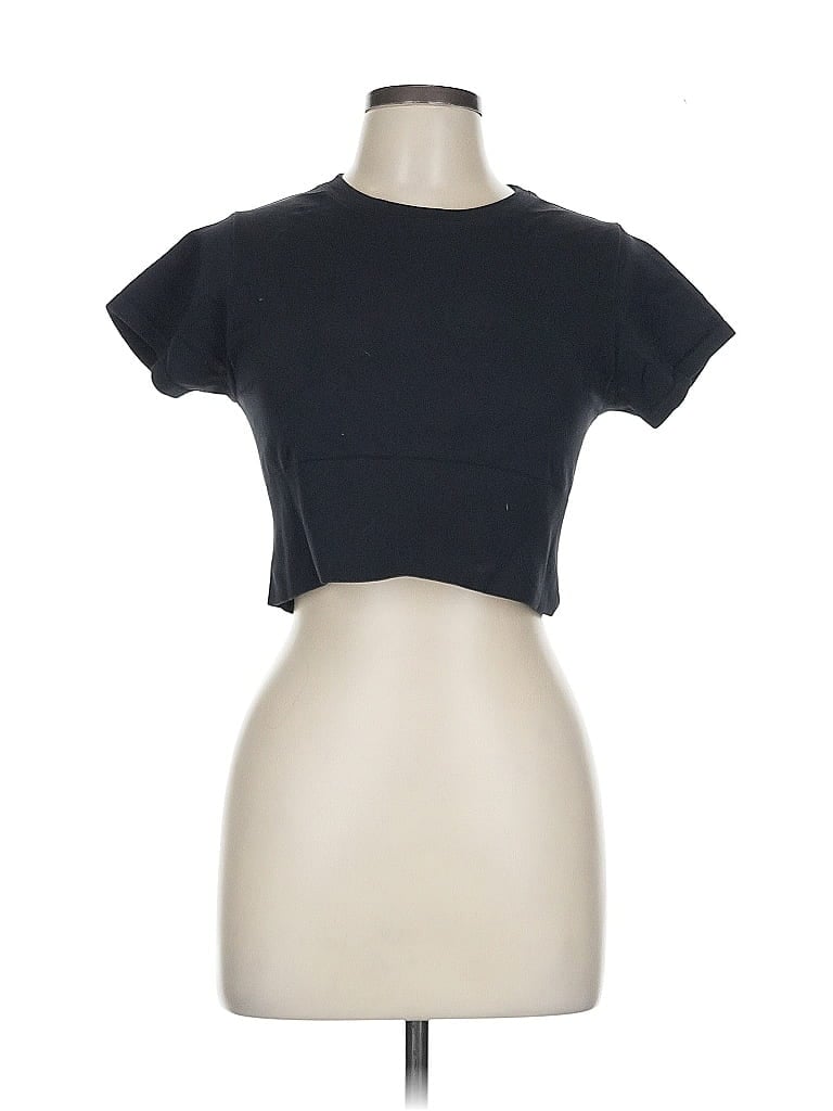 Pre-owned Offline By Aerie Short Sleeve T-shirt In Black