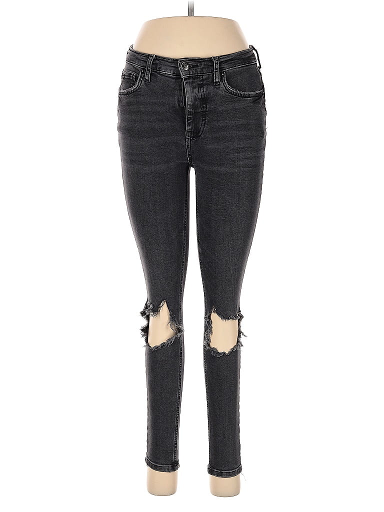 Pre-owned Free People Jeans In Black