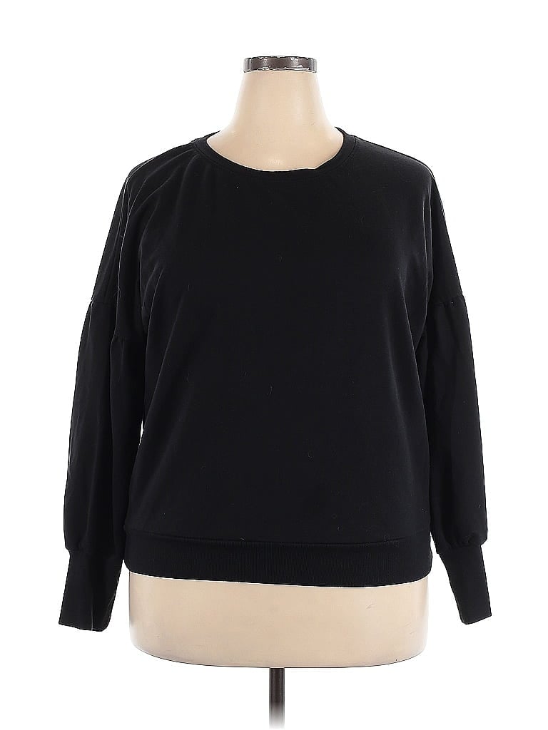 Ambiance Black Sweatshirt Size 2X - photo 1