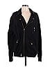 LRG 100% Cotton Solid Black Jacket Size L - photo 1