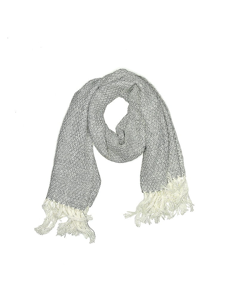 Pre-owned Assorted Brands Scarf In Gray
