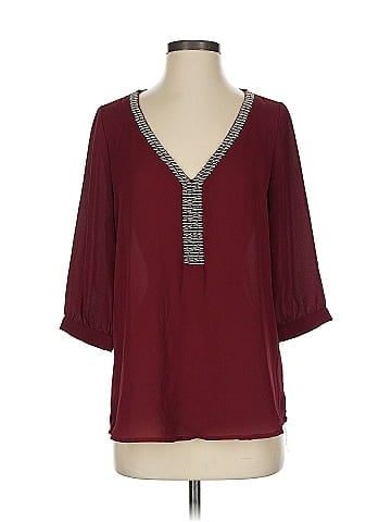 Akira Chicago Red Label 3/4 Sleeve Blouse (view 1)