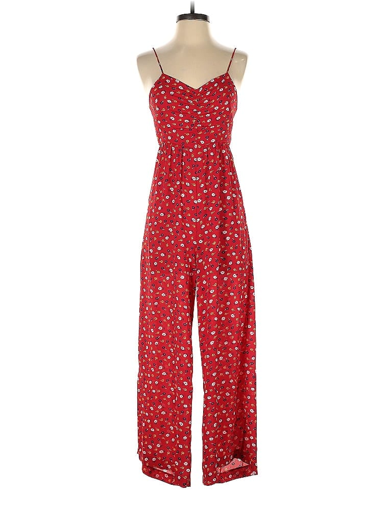 Pre-owned Madewell Jumpsuit In Red