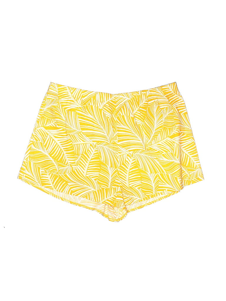 Shade & Shore Print Yellow Shorts Size XL - photo 1