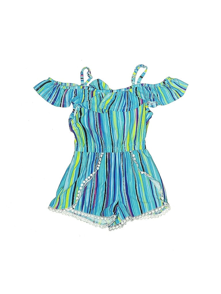 Girls Blue Romper Size 5 (big kids) - photo 1