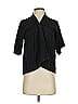Magaschoni 100% Cotton Black Cardigan Size XS - photo 1