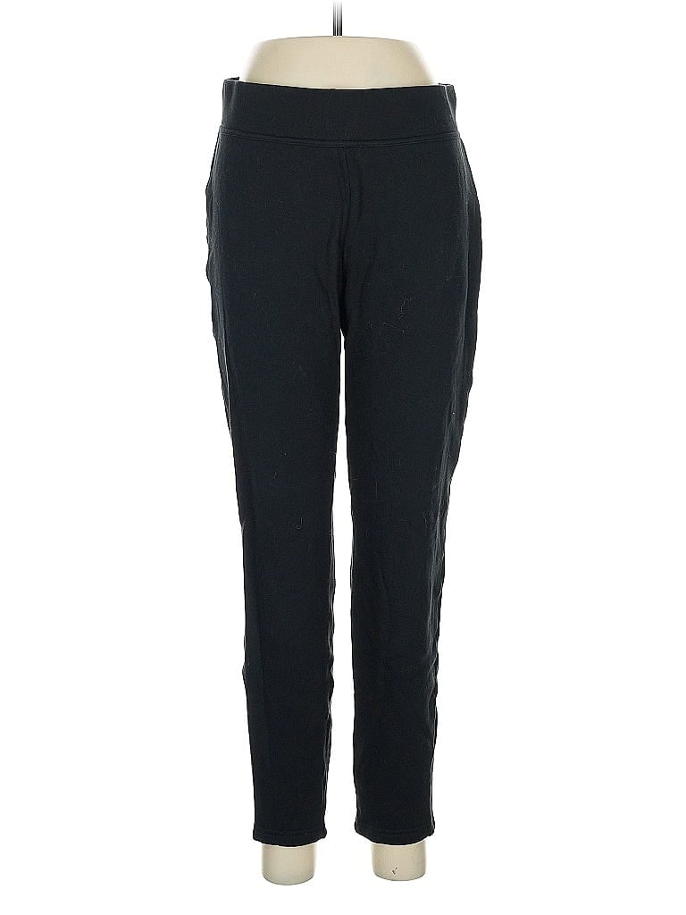 Pre-owned Lands' End Active Pants In Black