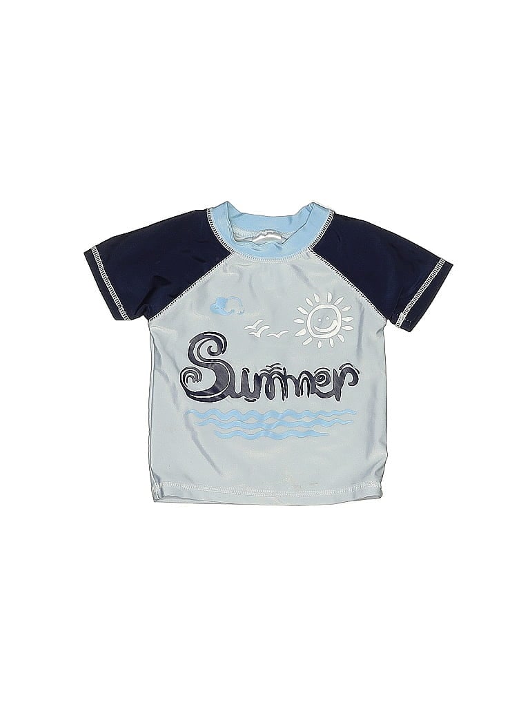Sol Swim Blue Short Sleeve T-Shirt 9-12 MO / 12 MO - photo 1