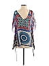 Hale Bob 100% Silk Blue 3/4 Sleeve Silk Top Size XS - photo 1