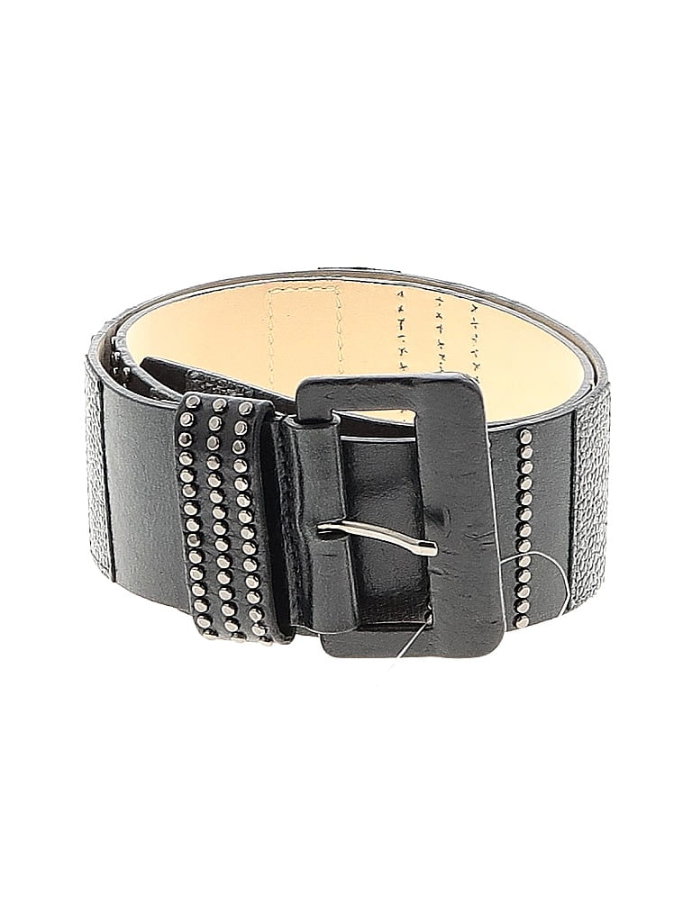 Cynthia Rowley 100% Leather Black Leather Belt Size S - photo 1