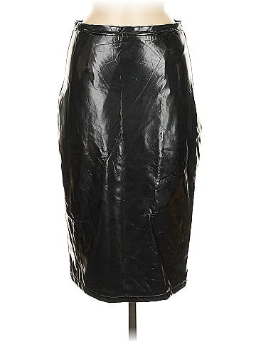 Gracia Faux Leather Skirt (view 1)
