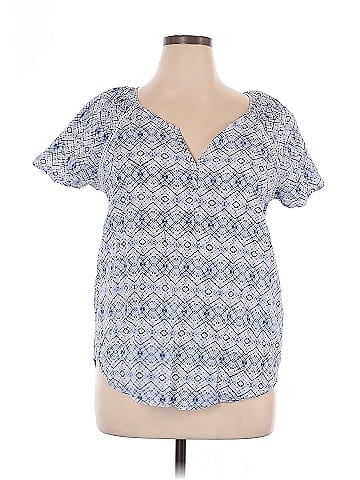 G.H. Bass & Co. Short Sleeve Blouse (view 1)