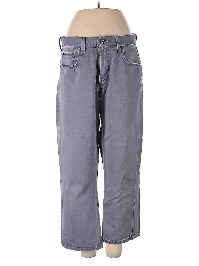 Pre-owned Abercrombie & Fitch Casual Pants In Gray