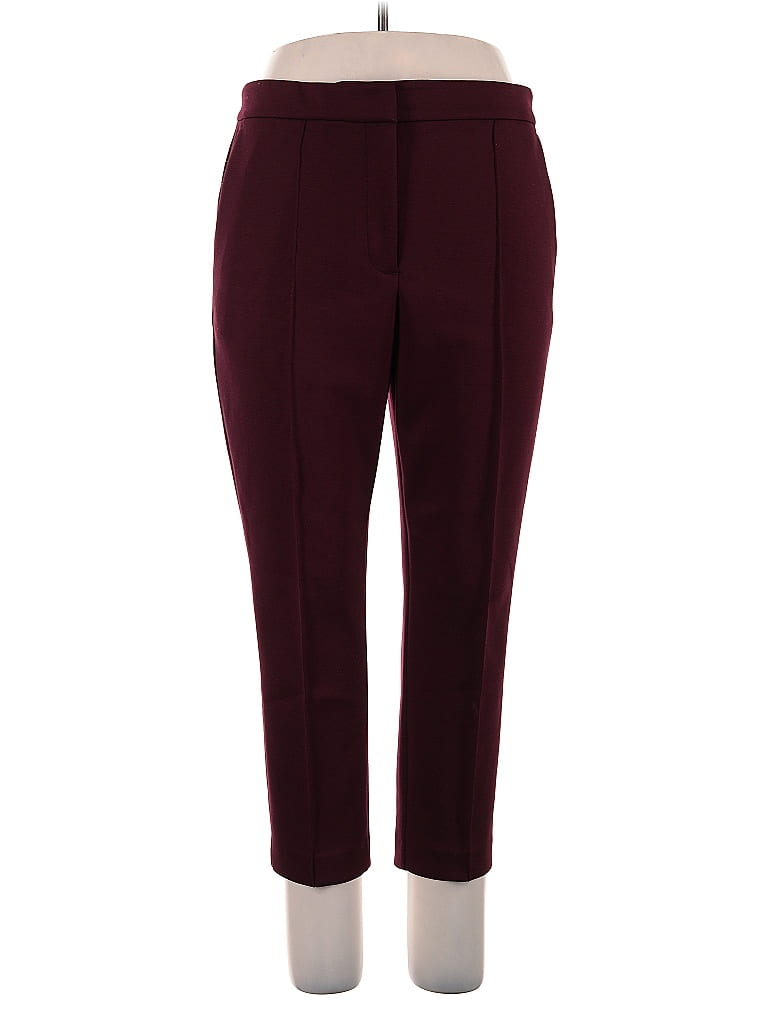 Ann Taylor Factory Burgundy Casual Pants Size 14 (petite) - photo 1