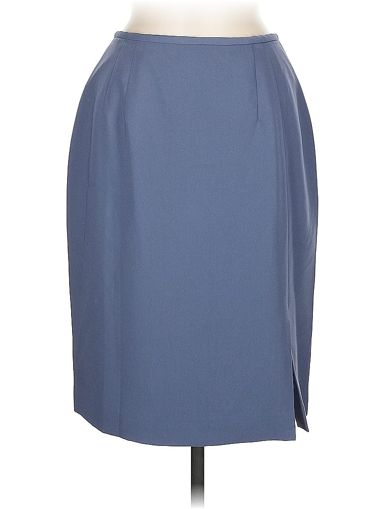 Pre-owned Assorted Brands Formal Skirt In Blue