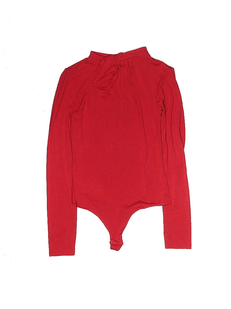 Click to view more detailed imagery on our partner's website Pre-owned Sofia Jeans By Sofia Vergara Bodysuit In Red