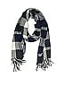 Plush Plaid Gray Blue Scarf One size - photo 1