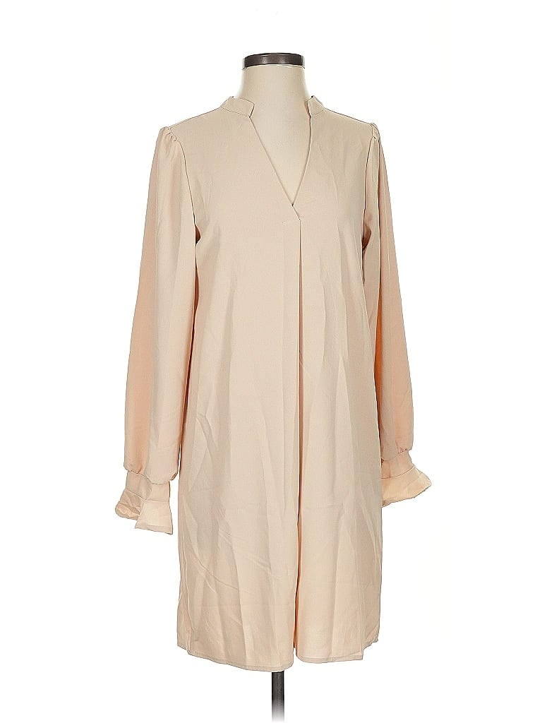 Pre-owned Assorted Brands Casual Dress In Brown