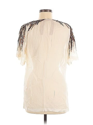 No. 21 Short Sleeve Silk Top (view 2)