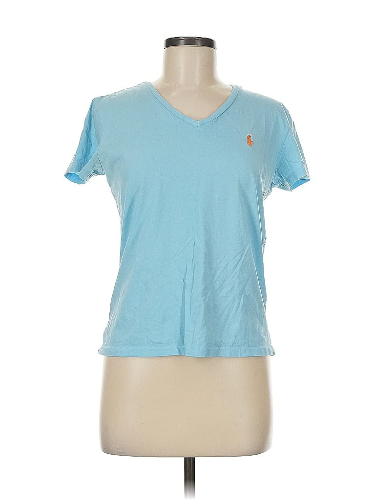 Ralph Lauren Sport 100% Cotton Blue Short Sleeve T-Shirt Size M - photo 1