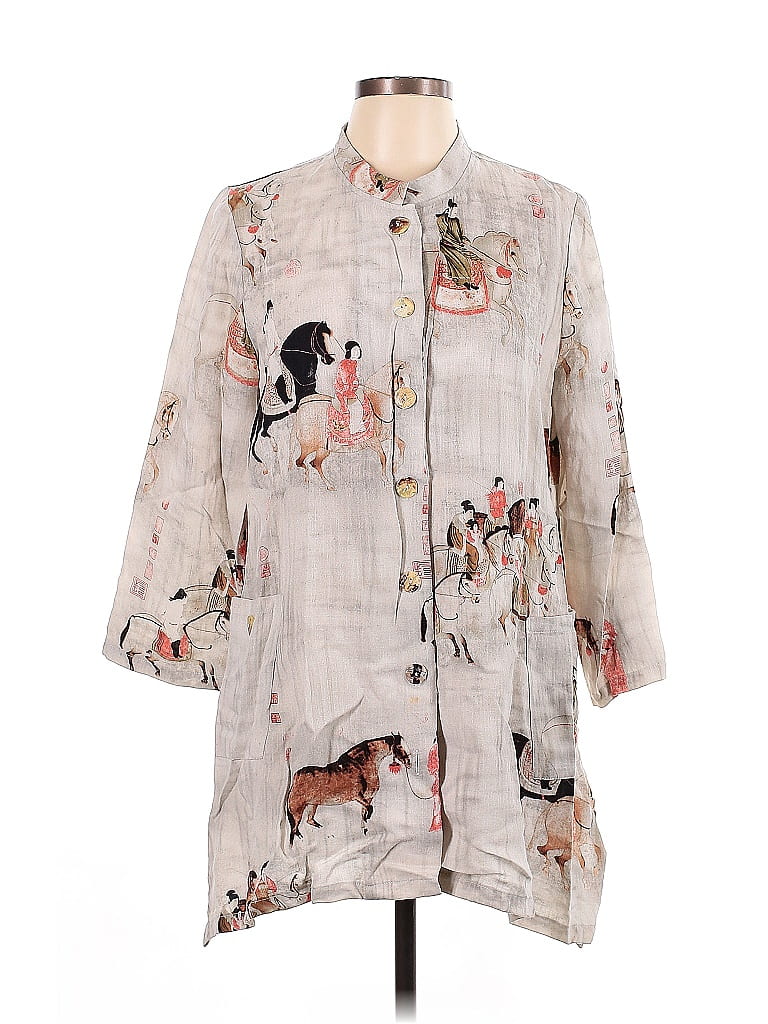 Soft Surroundings Gray Casual Dress Size L 67 off ThredUp