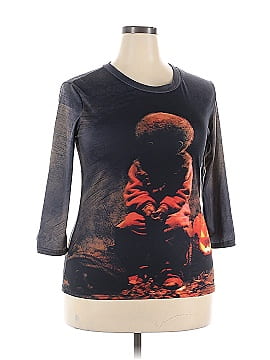Unbranded 3/4 Sleeve T-Shirt (view 1)