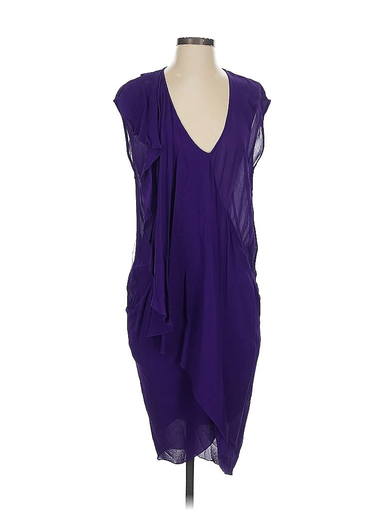 BCBGMAXAZRIA Runway 100% Rayon Purple Cocktail Dress Size S - photo 1