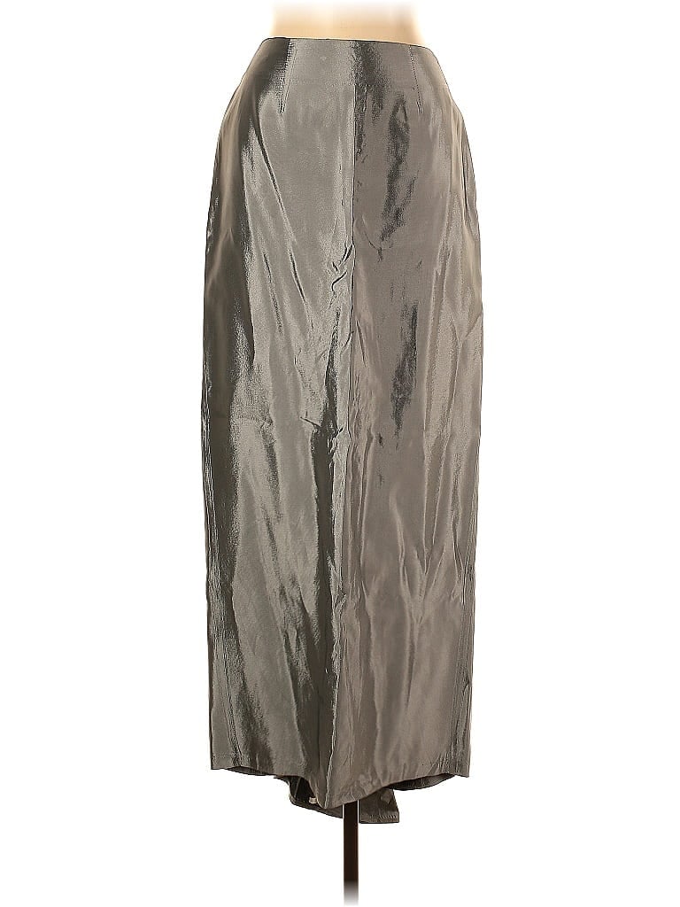 Pre-owned City Triangles Formal Skirt In Gray