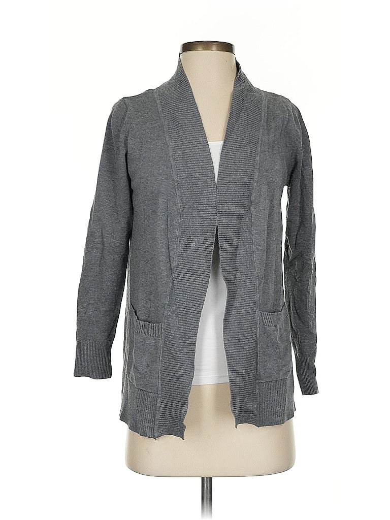 Pre-owned Cielo Cardigan Sweater In Gray