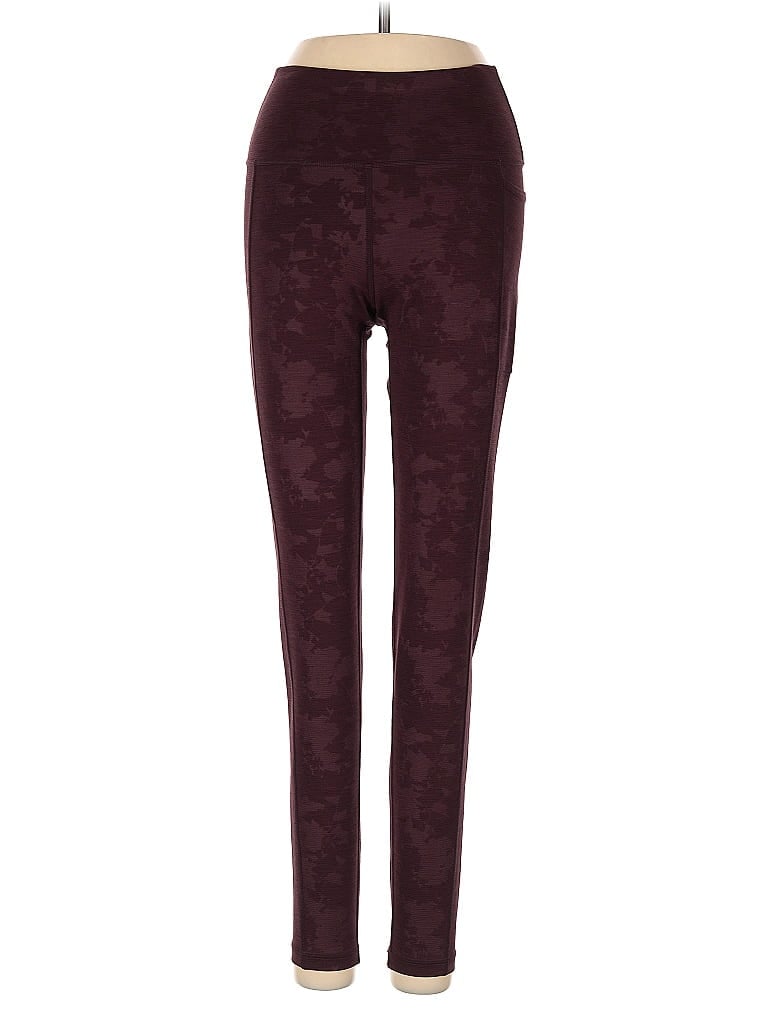 Pre-owned Sweaty Betty Casual Pants In Burgundy