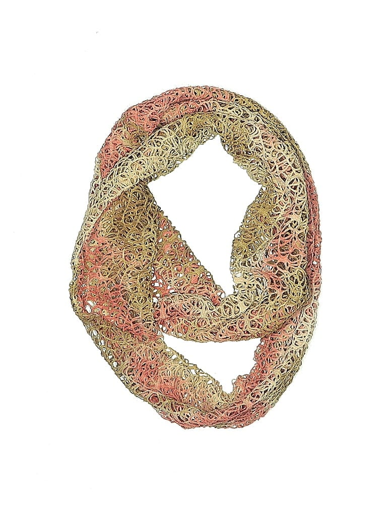Coco + Carmen 100% Polyester Gold Pink Scarf One size - photo 1