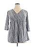Flirty Pink Checkered-gingham Gray Black Casual Dress Size 2X - photo 1