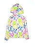 Girls 100% Polyester Tie-dye White Raincoat Size 14 (big kids) - photo 1