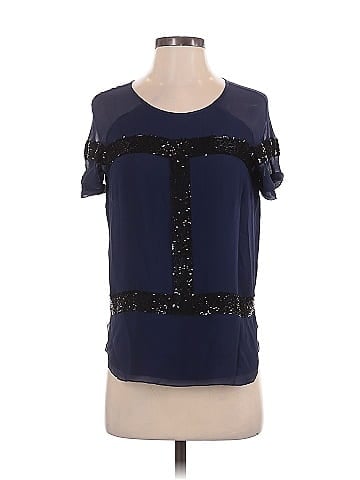 Renzo and Kai Short Sleeve Silk Top (view 1)