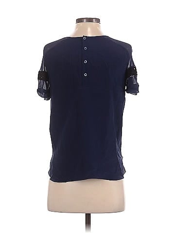 Renzo and Kai Short Sleeve Silk Top (view 2)