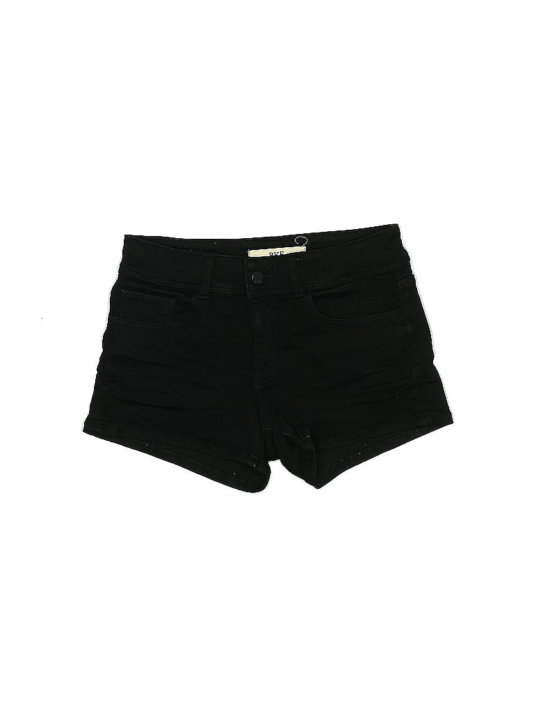BKE Solid Black Denim Shorts Size 29 waist - photo 1