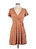 Fortune + Ivy Polka Dots Brown Casual Dress Size L - photo 1