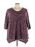 Catherines Burgundy Casual Dress Size 3X - photo 1