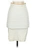 Bebe Solid Ivory Formal Skirt Size S (petite) - photo 1